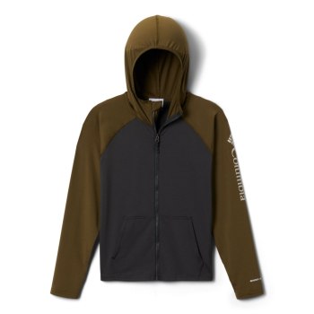 Columbia Sandy Shores Full-Zip, Sudaderas Con Capucha Grises Oscuro Verde Oliva Para Niño | 591806-D